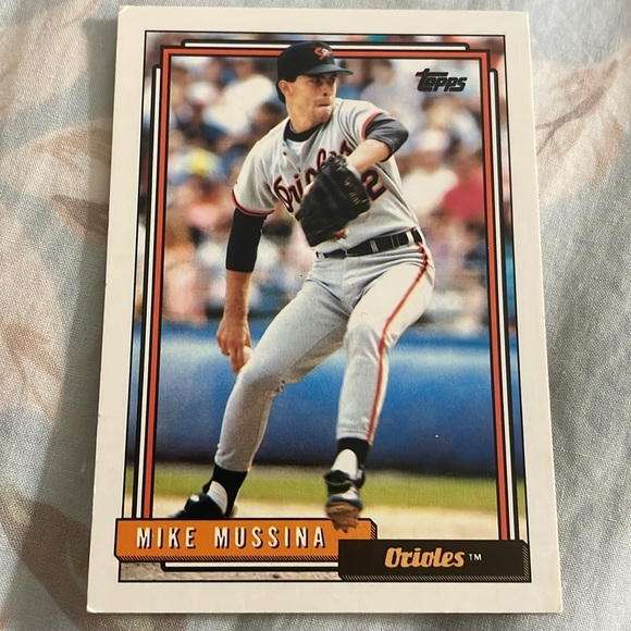 Mike Mussina orioles Topps 242 memorial stadium - Picture 2 of 8